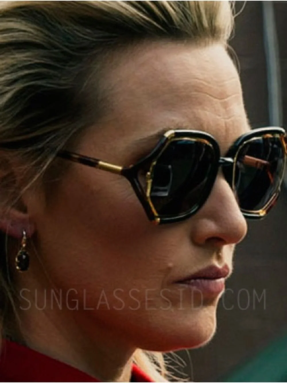 RARE vintage like new Ted Lapidus oversized sunglasses